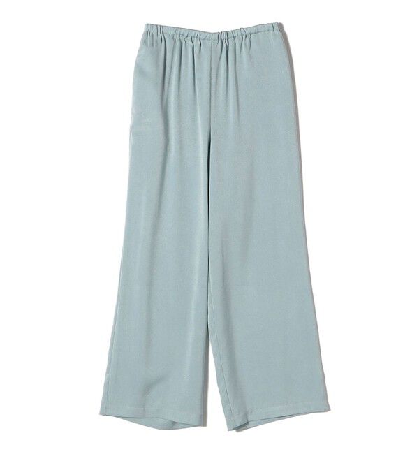 SHIPS Colors 「SHIPS Colors:〈手洗い可能〉ワッシャー サテン イージー パンツ◇」|その他|ライトブルー