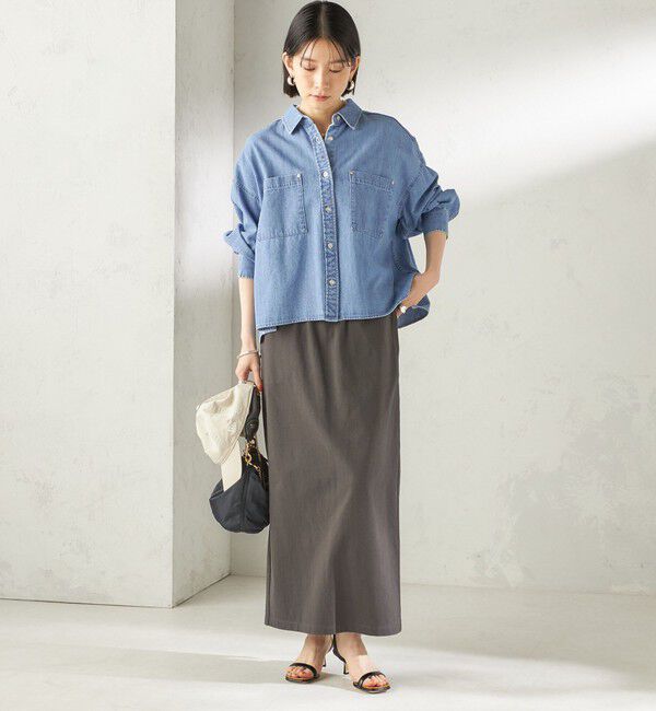 SHIPS for women「【一部WEB限定/ SHIPS別注】Champion: タイト スカート」|スカート|