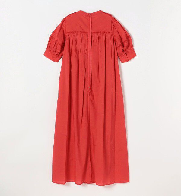 SHIPS any「《一部追加予約》SHIPS any:〈洗濯機可能〉キャンブリック レース ピンタック パフスリーブ ワンピース」|ワンピース|