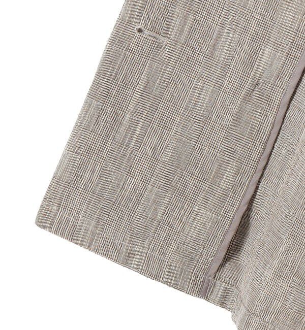 SHIPS Colors 「《予約》SHIPS Colors:〈手洗い可能〉バンピー スラブ ショートスリーブ ジャケット◆」|テーラードジャケット|