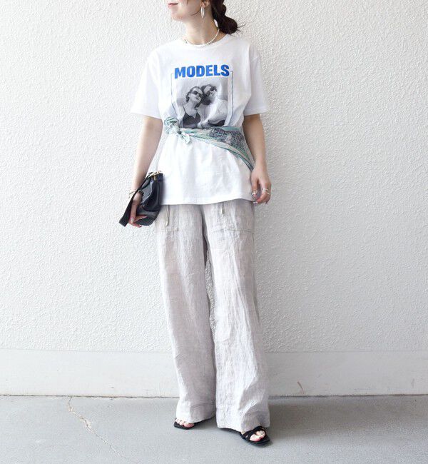 SHIPS any「GOOD ROCK SPEED:〈洗濯機可能〉LPC ロゴ フォト プリント TEE」|Tシャツ・カットソー|