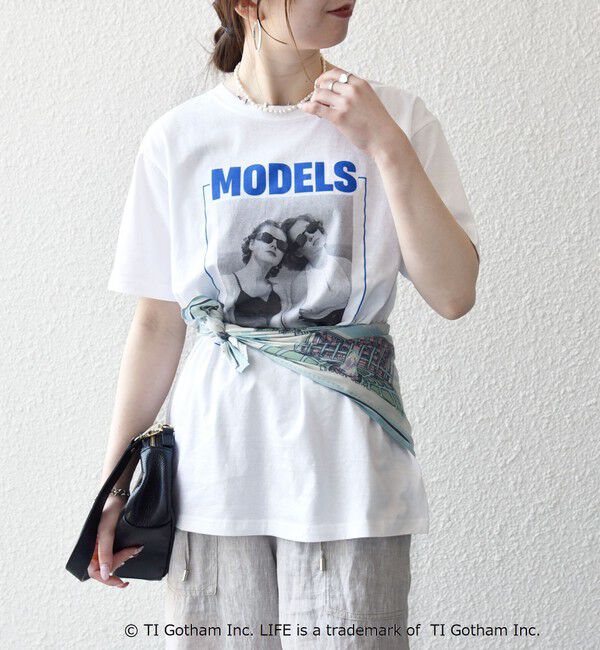 SHIPS any「GOOD ROCK SPEED:〈洗濯機可能〉LPC ロゴ フォト プリント TEE」|Tシャツ・カットソー|