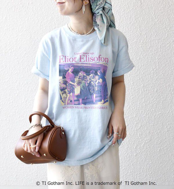 SHIPS any「GOOD ROCK SPEED:〈洗濯機可能〉LPC ロゴ フォト プリント TEE」|Tシャツ・カットソー|