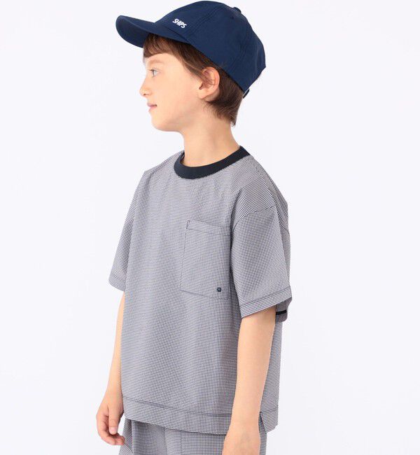 SHIPS KIDS「【SHIPS KIDS別注】ARCH&LINE:100～130cm / 〈家族おそろい〉SOLOTEX (R) Tシャツ」|Tシャツ・カットソー|