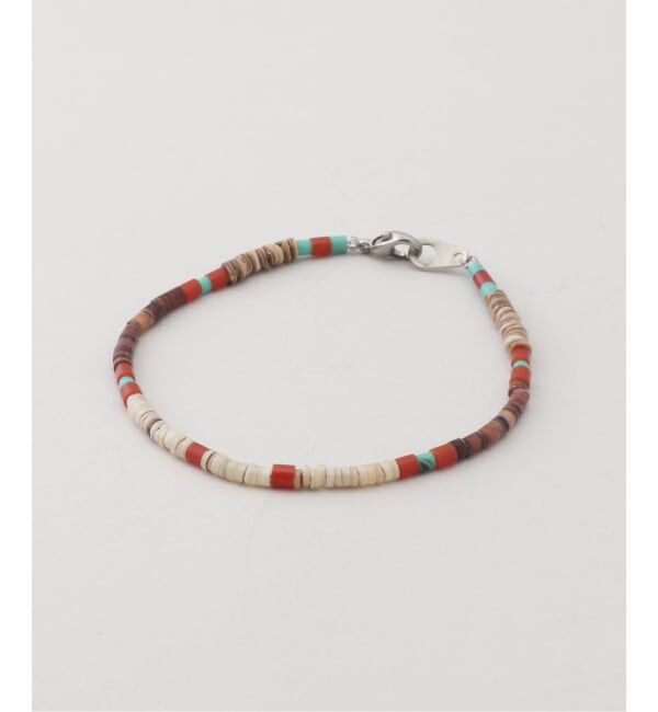 OUTDOOR PRODUCTS Usual Things「SANTO DOMINGO BEASDS BRACELET 17cm THIN」|その他|ブラックベース