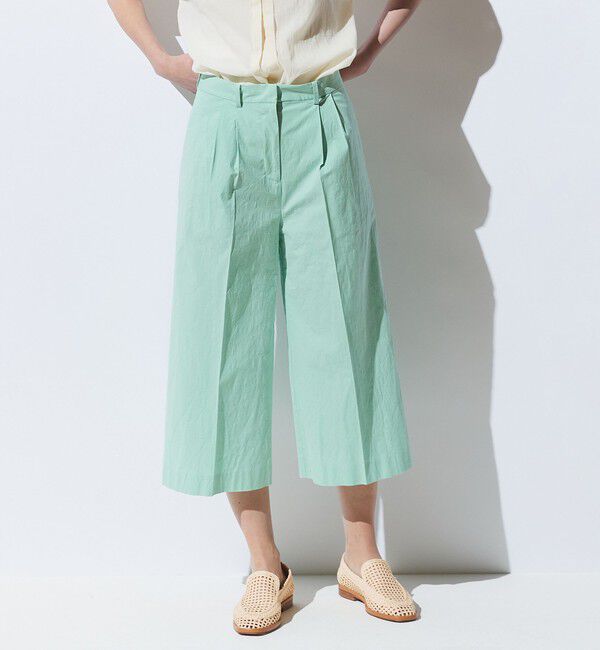 DES PRES「ライトコットンストレッチ セミワイドクロップドパンツ」|その他|