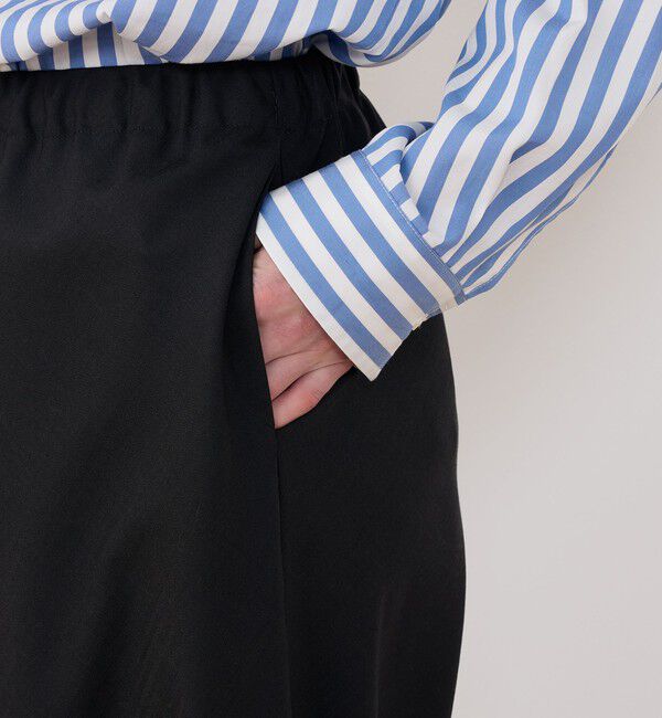 GALERIE VIE「ウォッシャブルギャバジン イージーセミワイドパンツ」|その他|