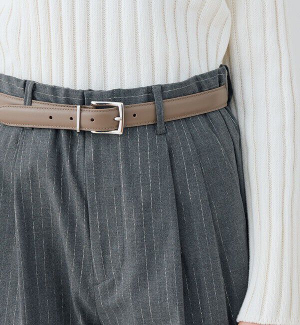 TOMORROWLAND GOODS「MAISON BOINET スクエアバックルベルト」|ベルト|