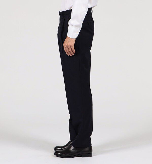 TOMORROWLAND MENS「ウールツイル 2プリーツスリムスラックス HORIZON TWILL E.Zegna」|スラックス|