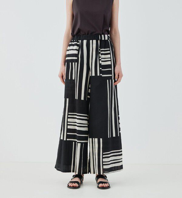 GALERIE VIE「ランドレイヤープリント イージーワイドパンツ」|その他|