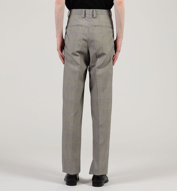 TOMORROWLAND MENS「ウールシルク 1プリーツ テーパードスラックス」|スラックス|