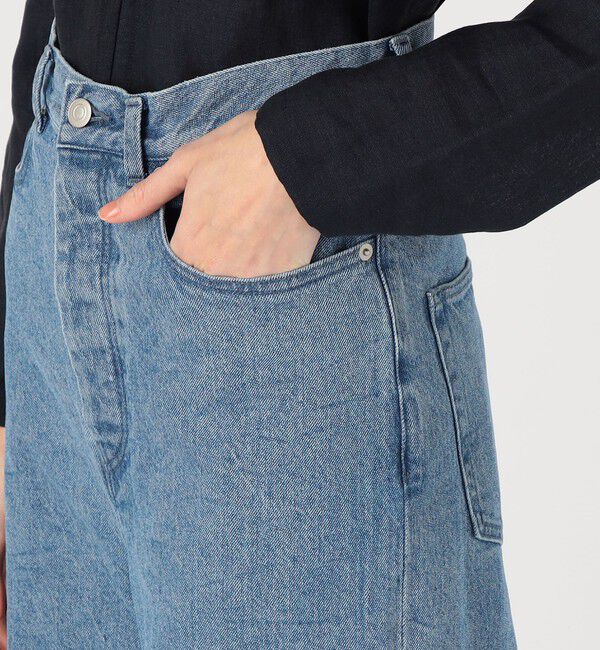 GALERIE VIE「ハイツイストデニム ストレートパンツ」|デニム|