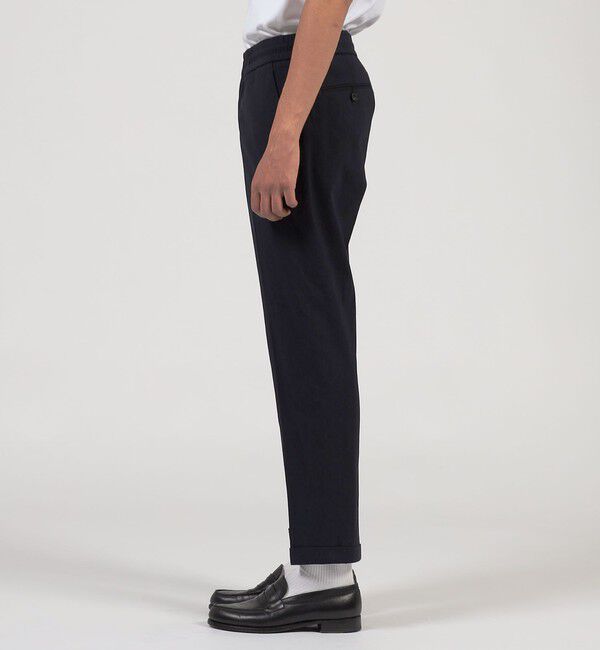 TOMORROWLAND MENS「レーヨンリネンコットン スリムテーパード イージーパンツ」|チノ|