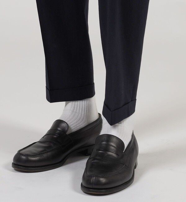 TOMORROWLAND MENS「レーヨンリネンコットン スリムテーパード イージーパンツ」|チノ|