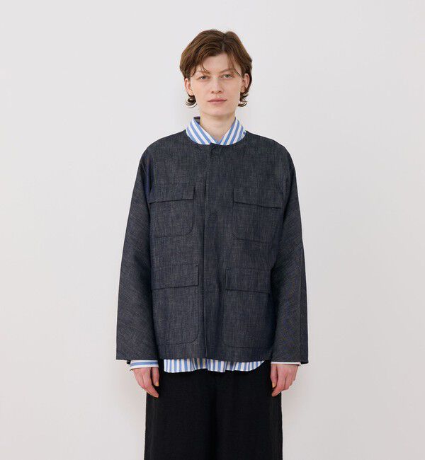 GALERIE VIE「ステイブルーデニム リラックスフィットジャケット」|デニムジャケット|