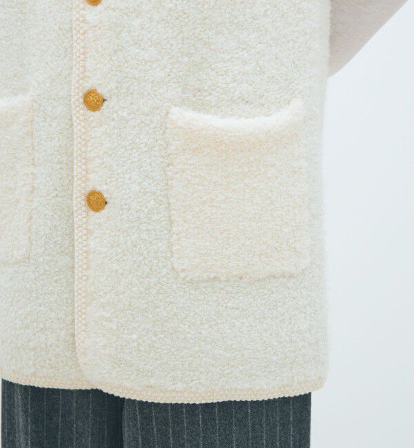 MACPHEE「ムートン ロングジレ」|ベスト・ジレ|