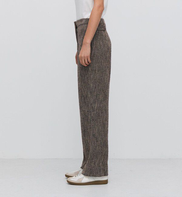 BACCA「ライトツイード ハイウエストストレートパンツ」|その他|