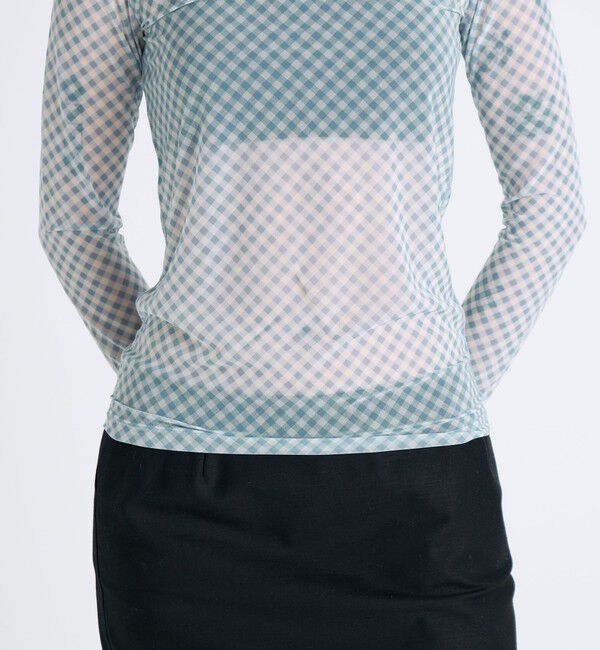 Edition「シアープリント クルーネックトップ」|Tシャツ・カットソー|