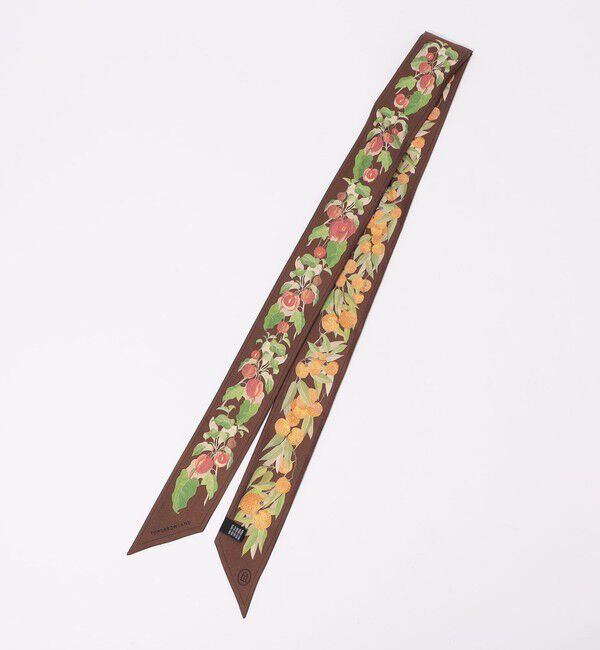 TOMORROWLAND GOODS「Atelier TOMORROWLAND AUTUMN FLOWER BANDEAU シルクスカーフ」|バンダナ・スカーフ|