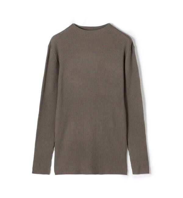 GALERIE VIE「プルミエールウールリブ ボトルネックプルオーバー」|ニット・セーター|45 ブラウン