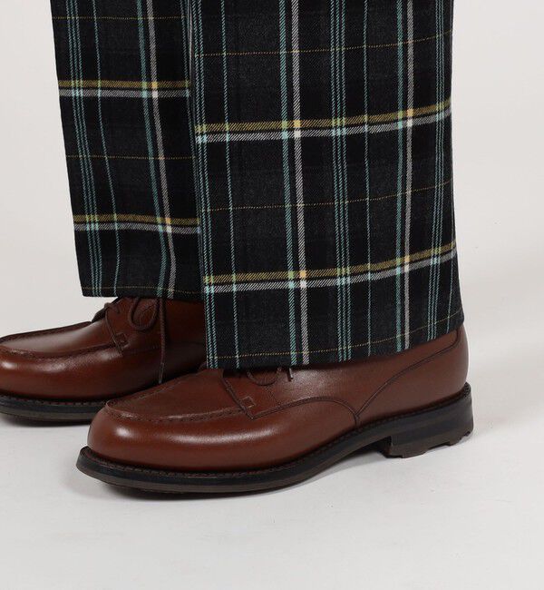 TOMORROWLAND BUYING WEAR「Tangent Patt TAN25&deg; British Barrack Trousers ウール 1プリーツ ストレートパンツ 」|スラックス|