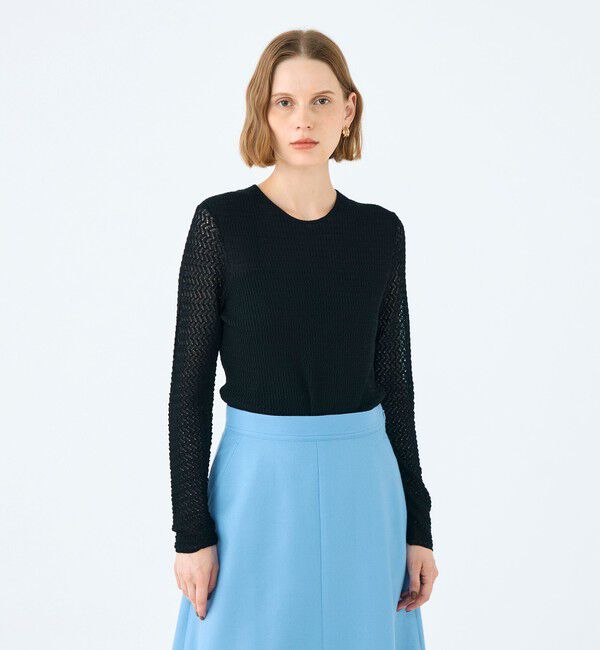 Ballsey「ツイストウール クルーネックプルオーバー」|ニット・セーター|