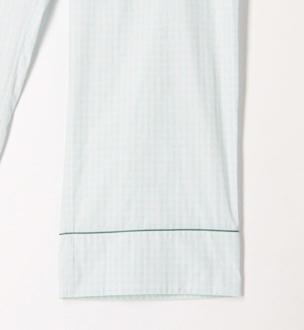 TOMORROWLAND HOME「コットンブロード チェック パジャマ（メンズ）」|ルームウェア|