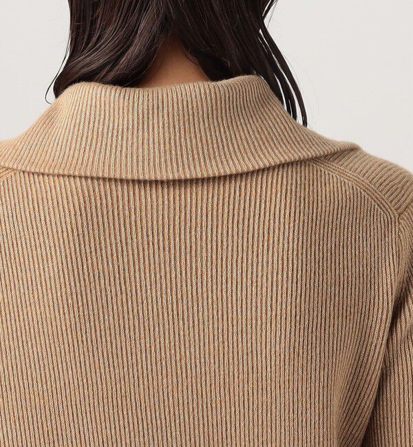 BACCA「ラメウール フラットカラーニットカーディガン」|ニット・セーター|