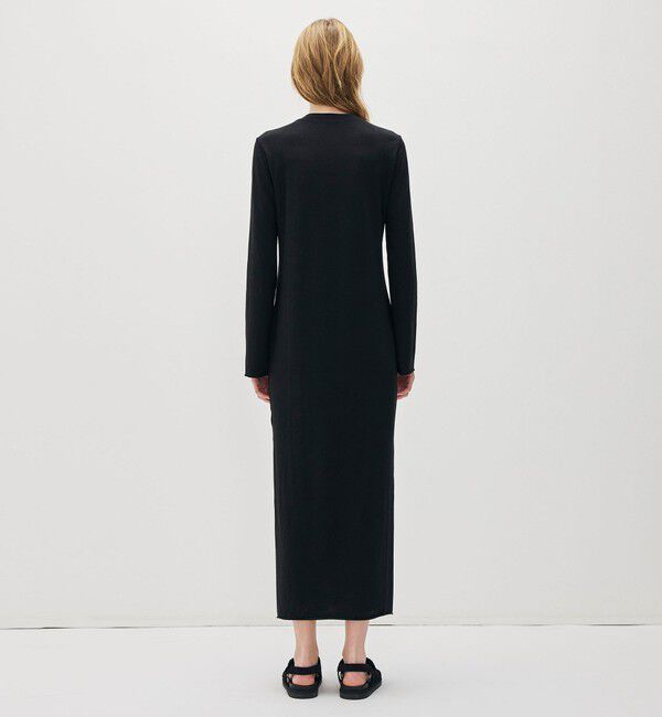 JAMES PERSE「メランジジャージーロングスリーブドレス WMTP6986」|ワンピース|