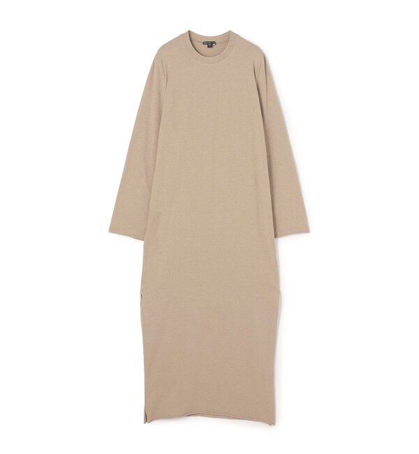 JAMES PERSE「メランジジャージーロングスリーブドレス WMTP6986」|ワンピース|49 ベージュ
