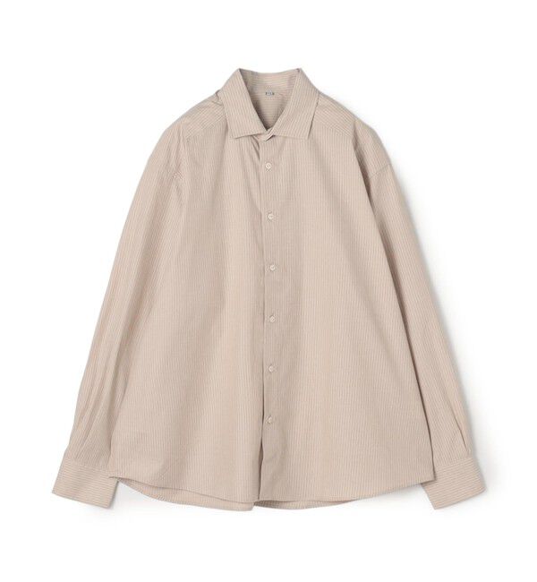 TOMORROWLAND GOODS「BASERANGE CLAUDE コットンポプリンシャツ」|シャツ・ブラウス|44 ベージュ系