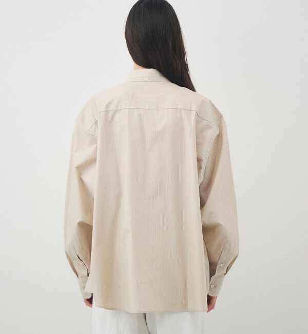 TOMORROWLAND GOODS「BASERANGE CLAUDE コットンポプリンシャツ」|シャツ・ブラウス|