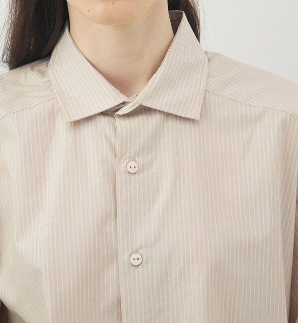 TOMORROWLAND GOODS「BASERANGE CLAUDE コットンポプリンシャツ」|シャツ・ブラウス|