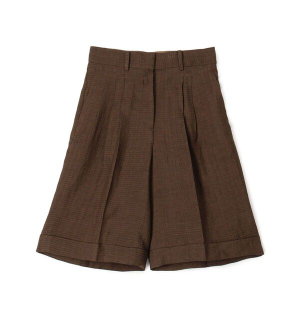 Ballsey「レーヨンリネンブッチャー バミューダパンツ」|その他|47 ブラウン