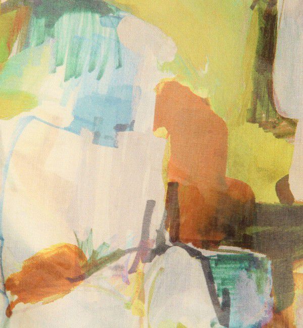 TOMORROWLAND collection「ミラージュフラワープリント ショルダーギャザーブラウス」|シャツ・ブラウス|