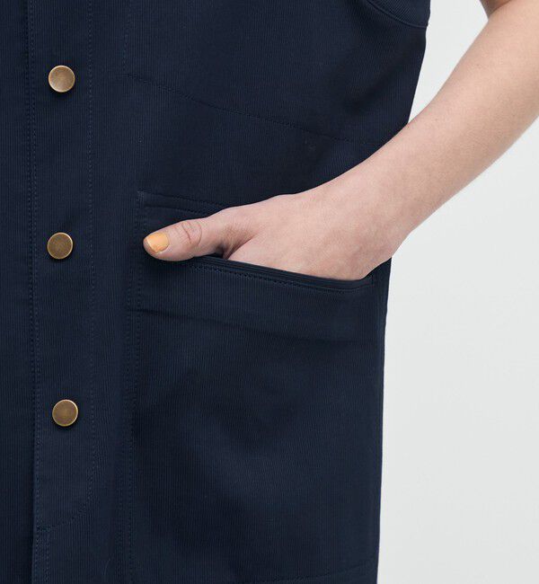 BACCA「ビンテージピケ ミドルベスト」|ベスト・ジレ|