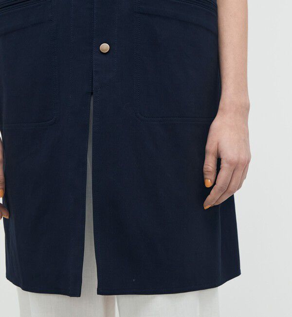 BACCA「ビンテージピケ ミドルベスト」|ベスト・ジレ|