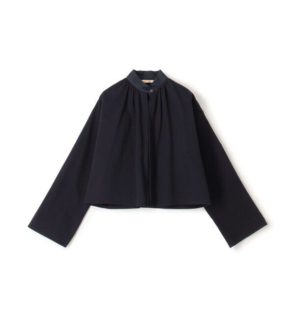 BACCA「ビンテージピケ ワークシャツジャケット」|その他|69 ネイビー