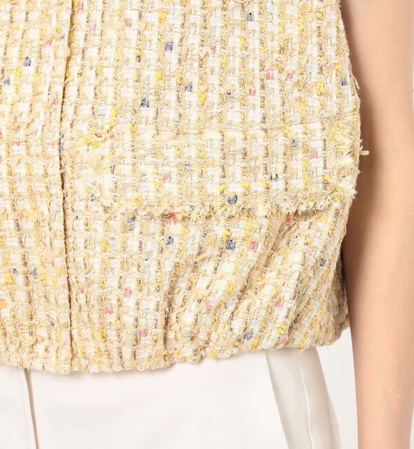 Ballsey「ブライトヤーンツイード ショートジレ」|ベスト・ジレ|