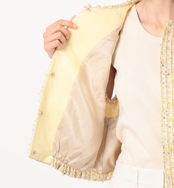 Ballsey「ブライトヤーンツイード ショートジレ」|ベスト・ジレ|