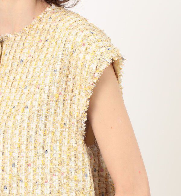 Ballsey「ブライトヤーンツイード ショートジレ」|ベスト・ジレ|