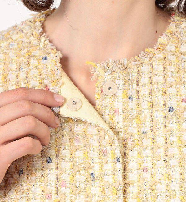 Ballsey「ブライトヤーンツイード ショートジレ」|ベスト・ジレ|