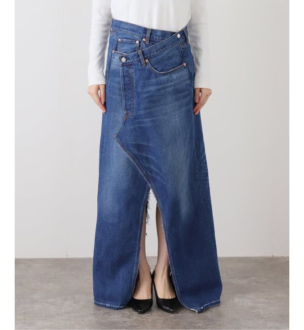  「デニムラップスカート」|スカート|