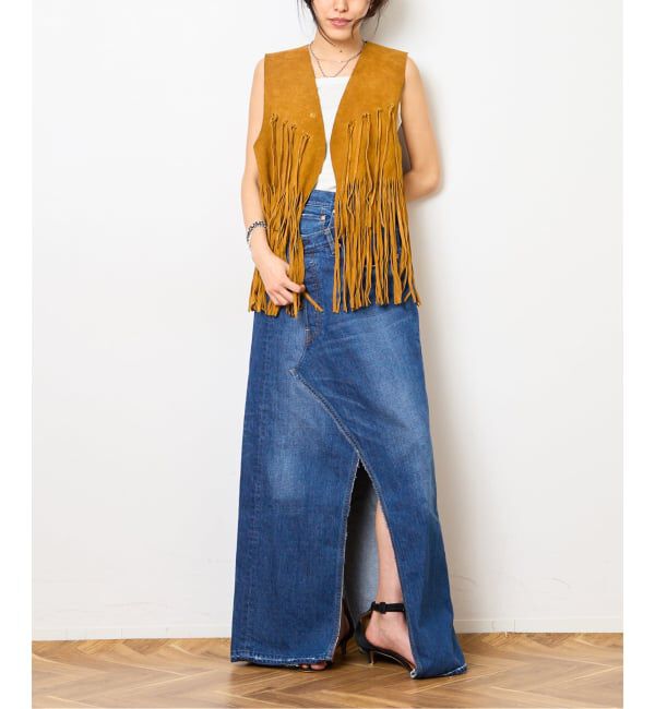  「デニムラップスカート」|スカート|