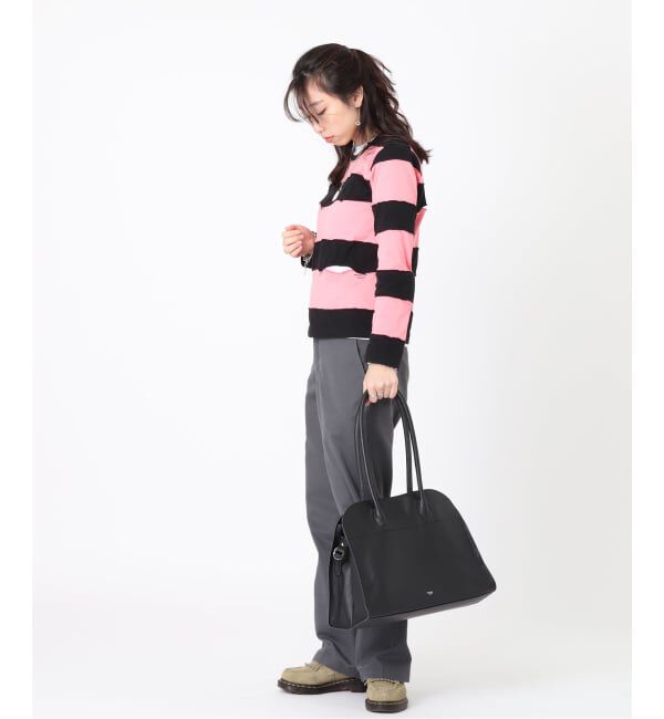  「【blancle/ ブランクレ】S.LETHER Wide boston」|ボストンバッグ|