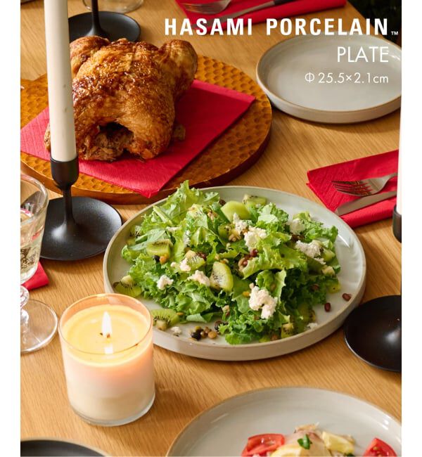 ACME「【HASAMI PORCELAIN/ハサミポーセリン】PLATE 25.5cm」|食器・キッチングッズ|ホワイト