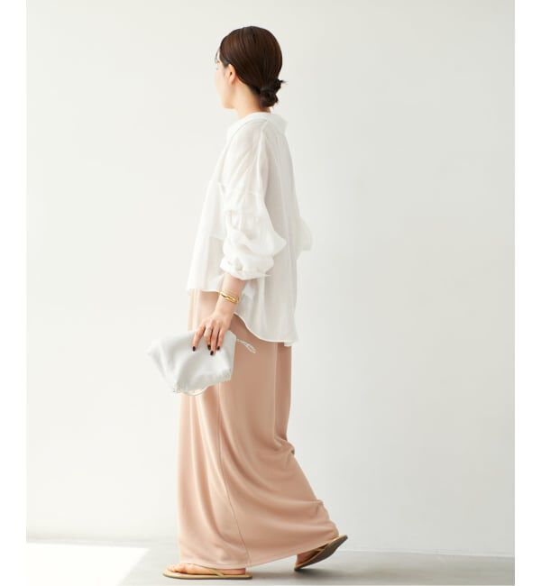 Plage「《追加》RAMIE LYOCELL CROPPED シャツ」|シャツ・ブラウス|