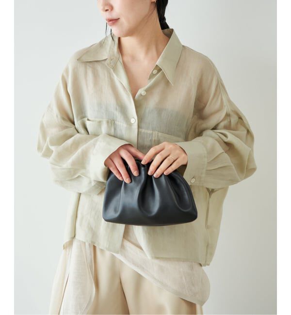 Plage「《追加》RAMIE LYOCELL CROPPED シャツ」|シャツ・ブラウス|