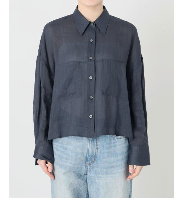 Plage「《追加》RAMIE LYOCELL CROPPED シャツ」|シャツ・ブラウス|