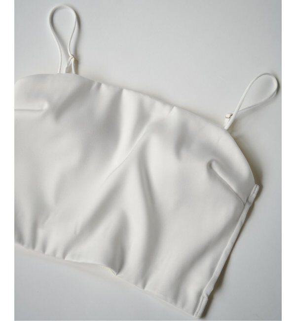 IENA「【EMILY WEEK &times; IENA】サテン クロップドバンドゥブラ」|インナー|